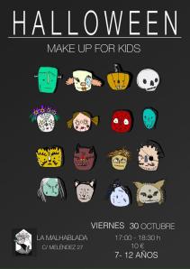 Make Up for Kids en La Malhablada el 31 de octubre
