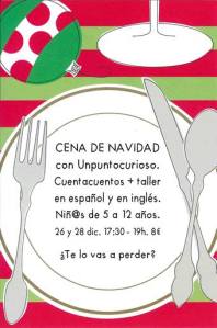 Cena de Navidad de Unpuntocurioso en La Malhablada el 26 y 28 de diciembre
